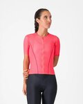 CASTELLI dres kratkih rukava - ANIMA FLOW - ružičasta
