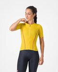 CASTELLI dres kratkih rukava - ANIMA FLOW - žuta
