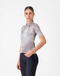 CASTELLI dres kratkih rukava - COSMIC VORTEX - siva