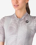 CASTELLI dres kratkih rukava - COSMIC VORTEX - siva