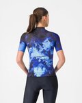 CASTELLI dres kratkih rukava - COSMIC VORTEX - plava