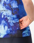 CASTELLI dres kratkih rukava - COSMIC VORTEX - plava