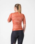 CASTELLI dres kratkih rukava - RACE 8S W - crvena