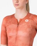 CASTELLI dres kratkih rukava - RACE 8S W - crvena