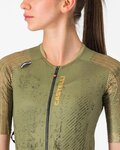 CASTELLI dres kratkih rukava - UNLIMITED PRO 2 W - zelena