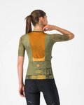 CASTELLI dres kratkih rukava - UNLIMITED PRO 2 W - zelena