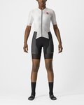 CASTELLI kombinezon - FREE SANREMO 2 W - bijela/crna