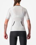 CASTELLI dres kratkih rukava - FREE SPEED 2W RACE - bijela/crna