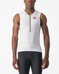 CASTELLI dres bez rukava - FREE TRI 2 - bijela/crna