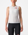 CASTELLI dres bez rukava - FREE W TRI - bijela/crna
