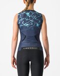 CASTELLI dres bez rukava - FREE W TRI - plava/tirkizna