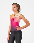 CASTELLI dres bez rukava - FREE SPEED 3 W TOP - višebojna
