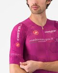 CASTELLI dres kratkih rukava - GIRO 108 RACE 8S - ljubičasta