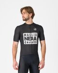 CASTELLI dres kratkih rukava - VINTAGE GIRO D´ITALIA - crna