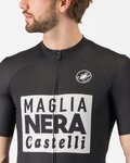 CASTELLI dres kratkih rukava - VINTAGE GIRO D´ITALIA - crna