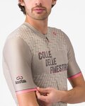 CASTELLI dres kratkih rukava - GIRO COLLE DELLE FINESTRE - bež