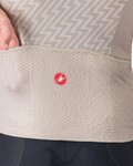 CASTELLI dres kratkih rukava - GIRO COLLE DELLE FINESTRE - bež