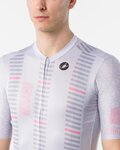 CASTELLI dres kratkih rukava - GIRO109 MILAN - srebrna