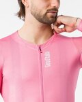 CASTELLI dres dugih rukava ljetni - GIRO109 CORRETTO LS - ružičasta