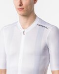 CASTELLI dres kratkih rukava - GIRO109 ESPRESSO 2 - bijela