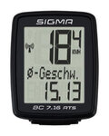 SIGMA SPORT tahometar - BC 7.16 ATS TOPLINE 016 - crna