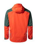 VAUDE vodootporna jakna - MOAB RAIN  - zelena/crvena