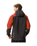 VAUDE vodootporna jakna - MOAB RAIN  - crvena/crna