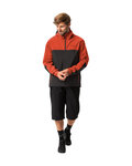 VAUDE vodootporna jakna - MOAB RAIN  - crvena/crna