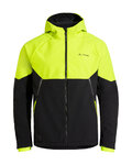 VAUDE jakna otporna na vjetar - QIMSA SOFTSHELL - crna/žuta
