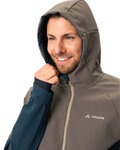 VAUDE jakna otporna na vjetar - QIMSA SOFTSHELL - smeđa/plava