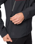 VAUDE jakna otporna na vjetar - QIMSA SOFTSHELL - bodro/crna