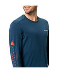 VAUDE majica dugih rukava - MONVISO MERINO - plava