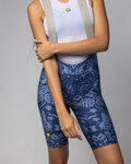 ALÉ kratke hlače s tregerima - SAUVAGE PR-E - plava/svjetloplava