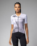 ALÉ dres kratkih rukava - SPRINTER R-EV1 - bijela/ljubičasta/siva