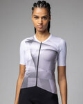ALÉ dres kratkih rukava - SPRINTER R-EV1 - bijela/ljubičasta/siva