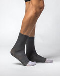 ALÉ čarape klasične - COLOR BLOCK - crna/siva