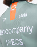 GOBIK dres kratkih rukava - ODYSSEY NETCOMPANY INEOS 26 - zelena/narančasta