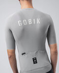 GOBIK dres kratkih rukava - CX SOLID - siva