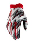 100% SPEEDLAB rukavice s dugim prstima - RIDEFIT - crvena/bijela/crna