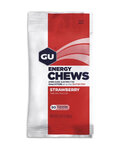 GU prehrana - ENERGY CHEWS 60 g STRAWBERRY