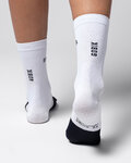 GOBIK čarape klasične - LIGHTWEIGHT 2.0 MOVISTAR TEAM 26 - bijela/crna