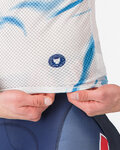 CASTELLI potkošulja - PRO MESH QUICK STEP 2025 - bijela/plava
