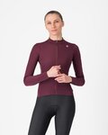 CASTELLI dres dugih rukava zimski - ESPRESSO THERMAL W LS - crvena