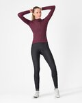 CASTELLI dres dugih rukava zimski - ESPRESSO THERMAL W LS - crvena