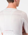 CASTELLI dres kratkih rukava - AERO RACE 8S - bijela