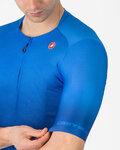 CASTELLI dres kratkih rukava - UPF - plava