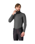 CASTELLI majica dugih rukava - FLANDERS 2 HIGH NECK - siva