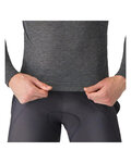 CASTELLI majica dugih rukava - MEDIO BASE LAYER - siva