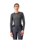 CASTELLI majica dugih rukava - MEDIO BASE LAYER W - siva