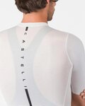 CASTELLI dres kratkih rukava - DRITTONE LOGO - bijela